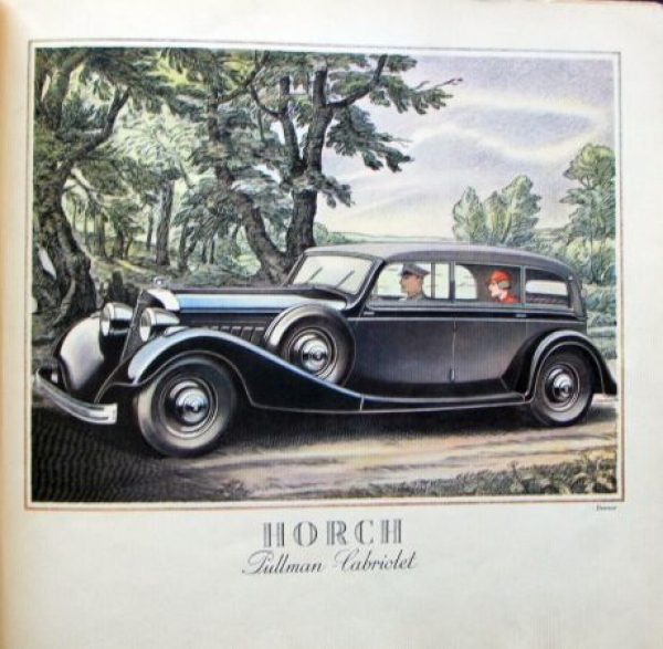 Horch 830 B Modelprogram 1935 Carbrochure (6908)